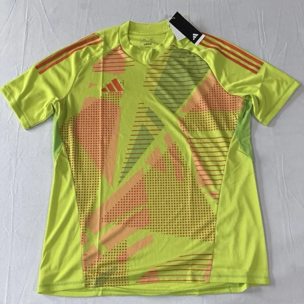 Adidas Men Tiro 24 Pro Goalkeeper Shirts Soccer Yellow GK Football Jersey Sz XL